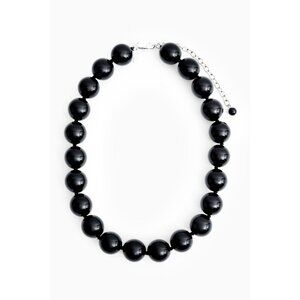BRAND NEW COS Beaded Onyx Necklace